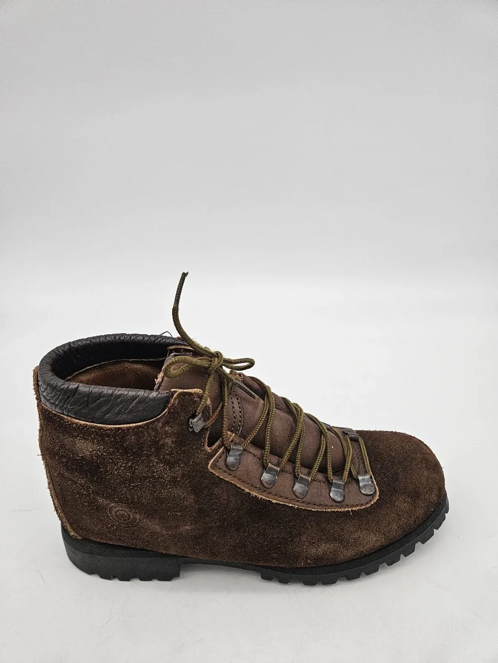 DEXTER VINTAGE MOUNTAINEER HIKING BOOTS LEATHER & SUEDE  women 6M Made in USA